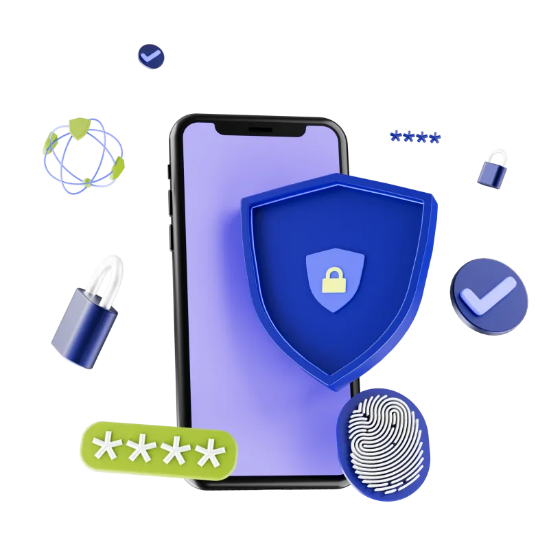 Locking the card from the app