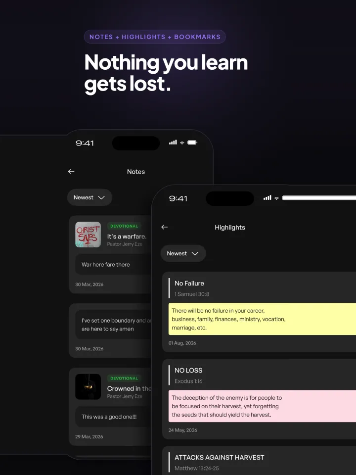 Notes and highlights, so nothing you learn gets lost